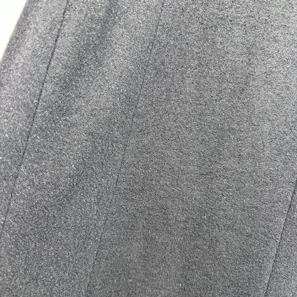 Banana Republic 100% Wool Sleeveless Maxi Dress Gown Vintage Size 2 Black Witchy - Picture 9 of 15